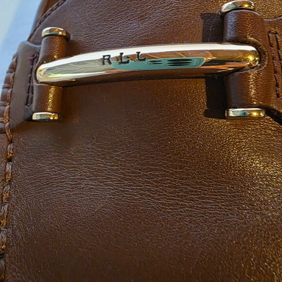 Lauren Brown Loafers Flats - Picture 6 of 9